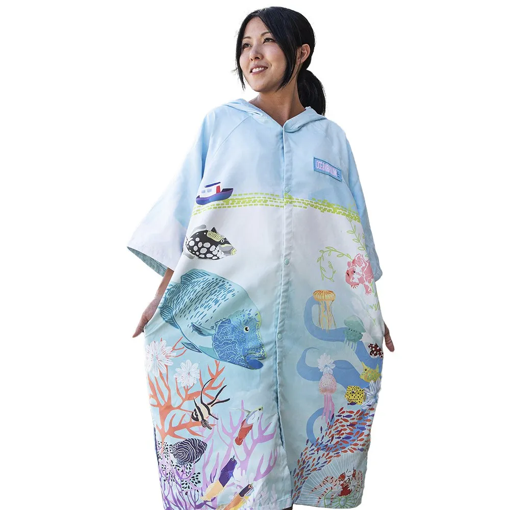 Oceanarium Cloak Towel Poncho