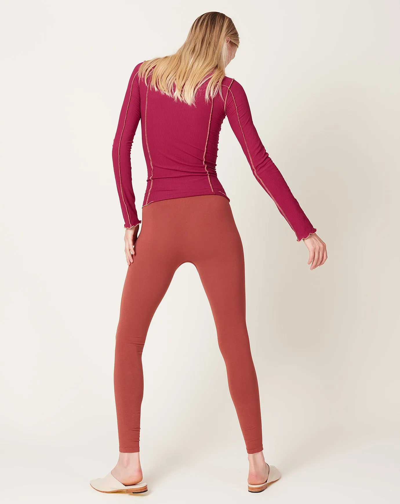 Oleta Legging in Rust