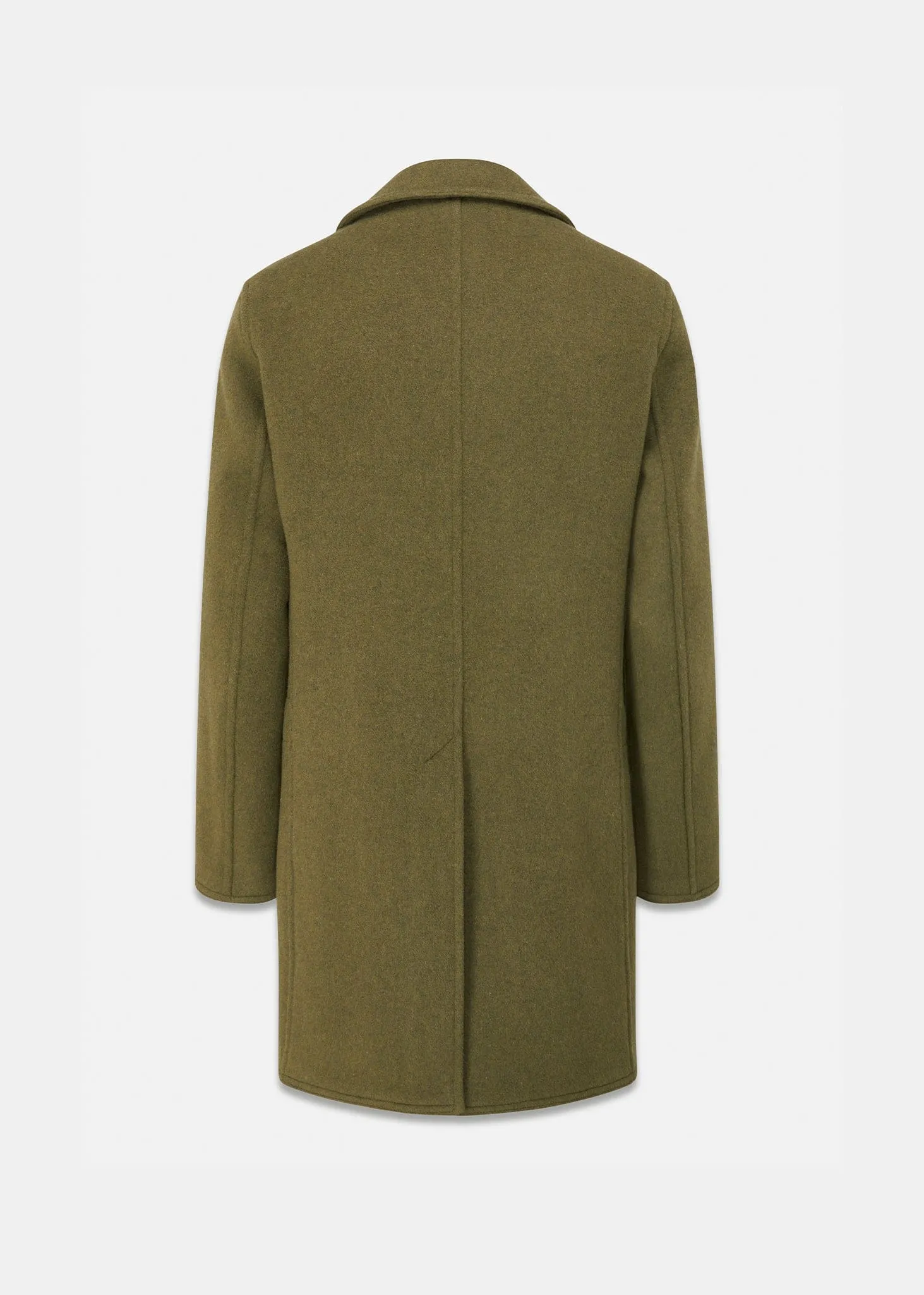 Oversized Peacoat Loden Check