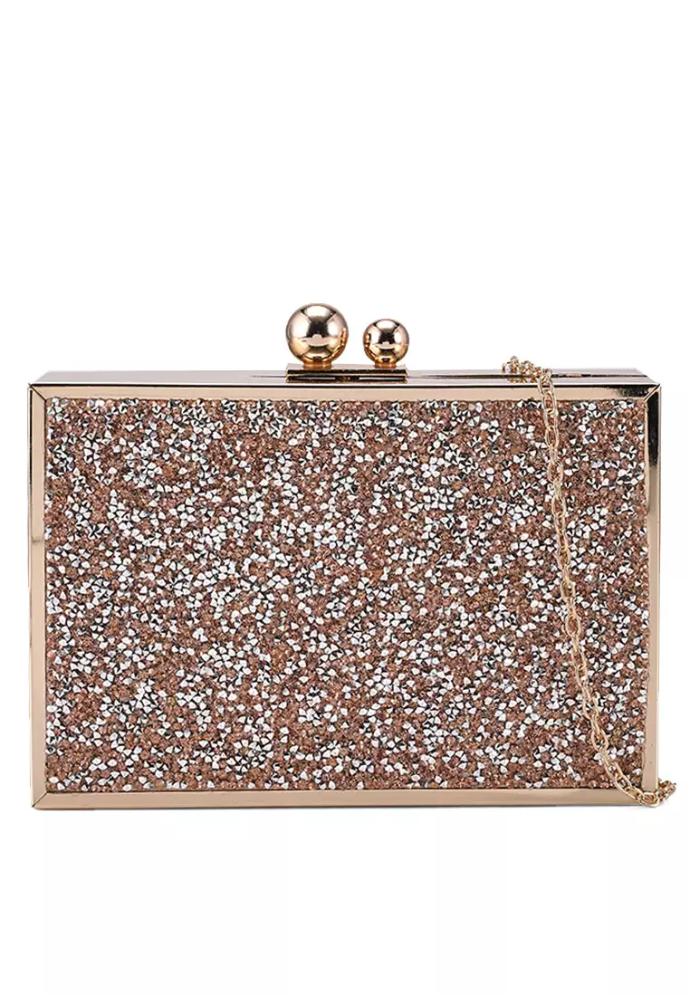 Papillon Clutch Sparkling Diamonds Clutch Bag