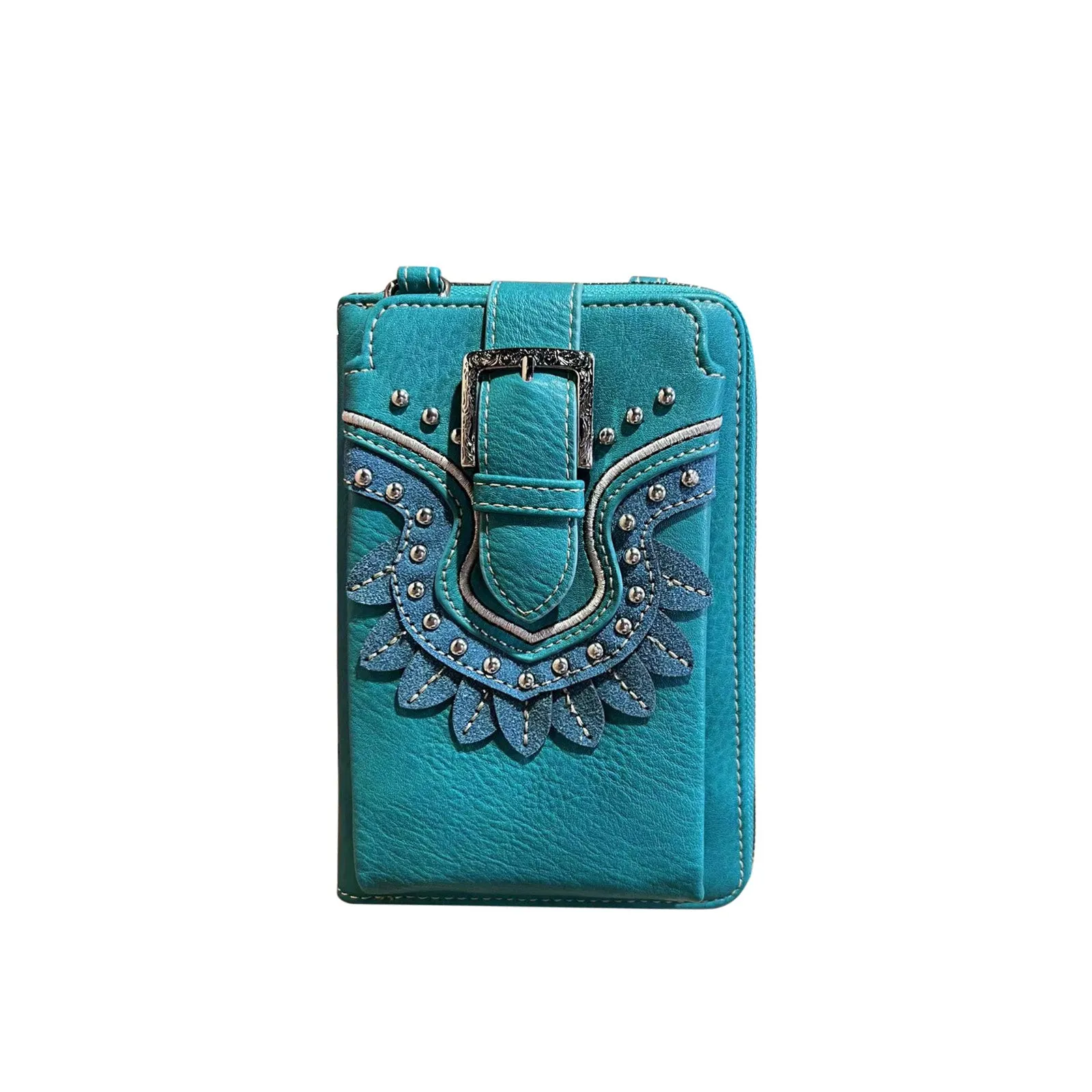 PHD-127 American Bling Buckle Collection Phone Wallet/Crossbody