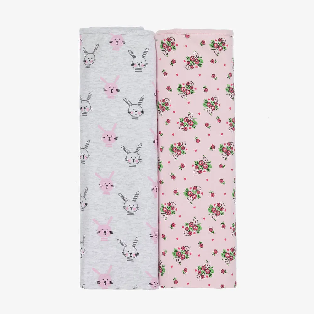 Pink Organic Cotton Blankets (2 Pack)