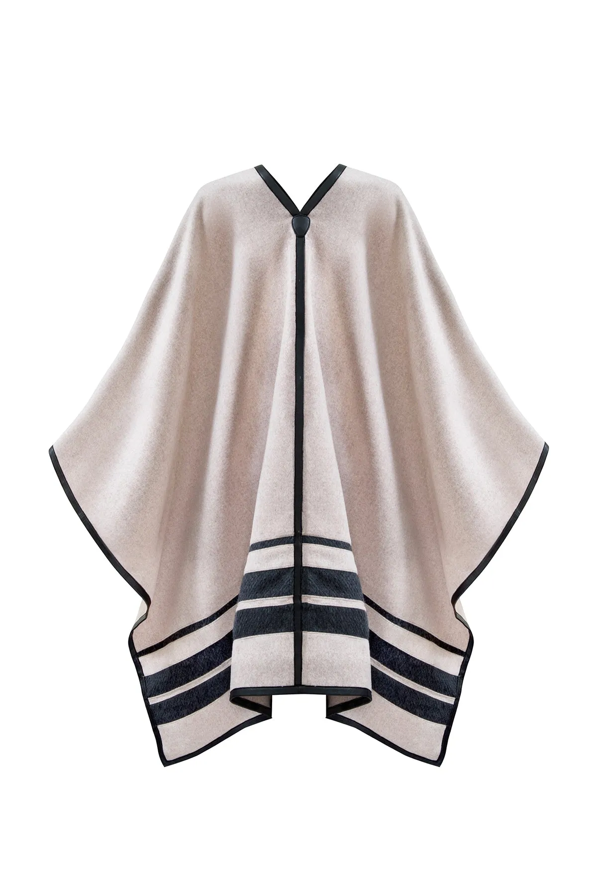 PONCHO IN BONE