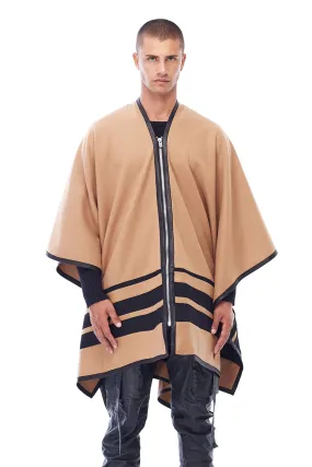 PONCHO IN CAMEL