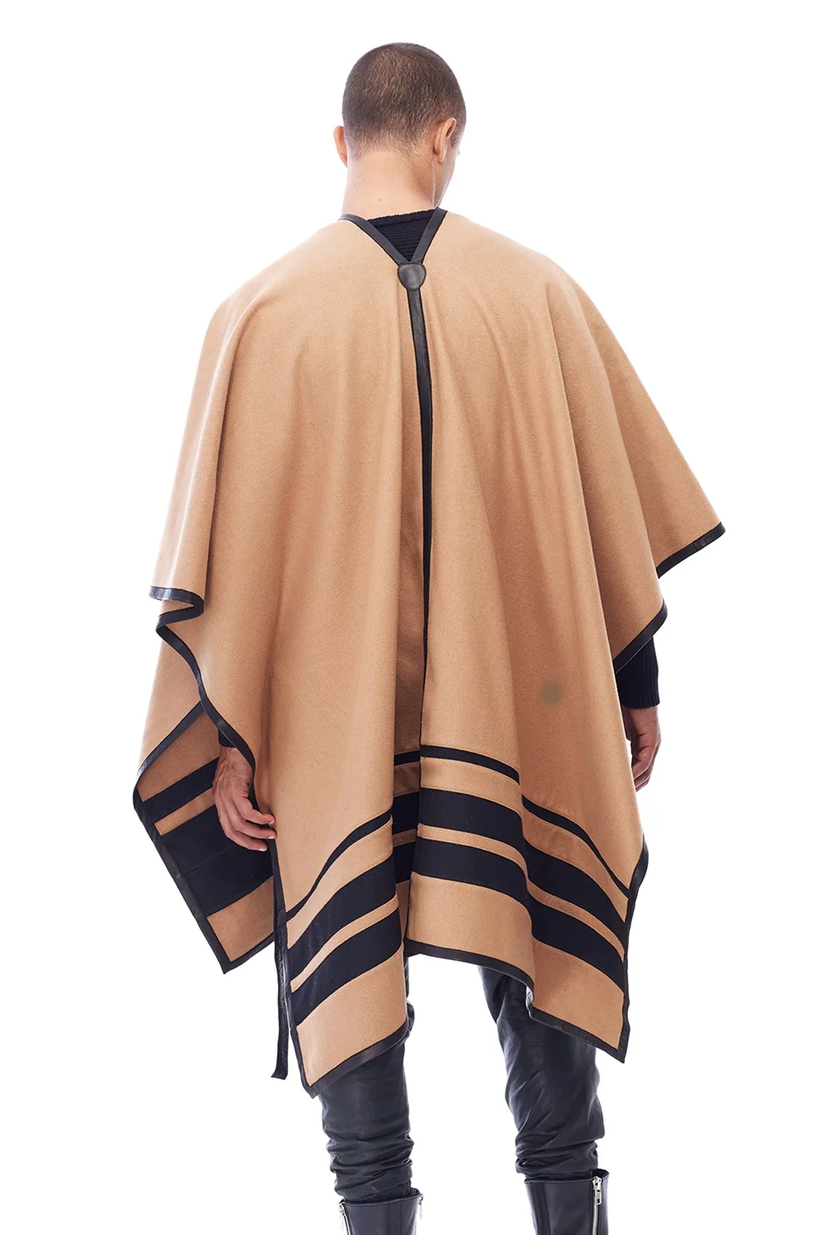 PONCHO IN CAMEL