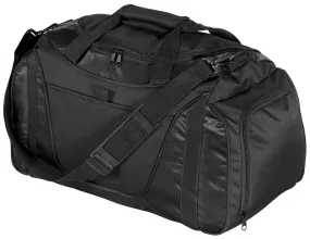 Port Authority - Small Two-Tone Duffel BG1040 Black/ Black