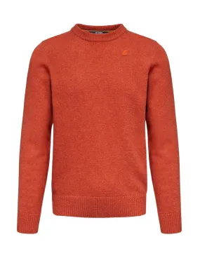 Pullover K-way uomo K2112PW Sebastien arancione