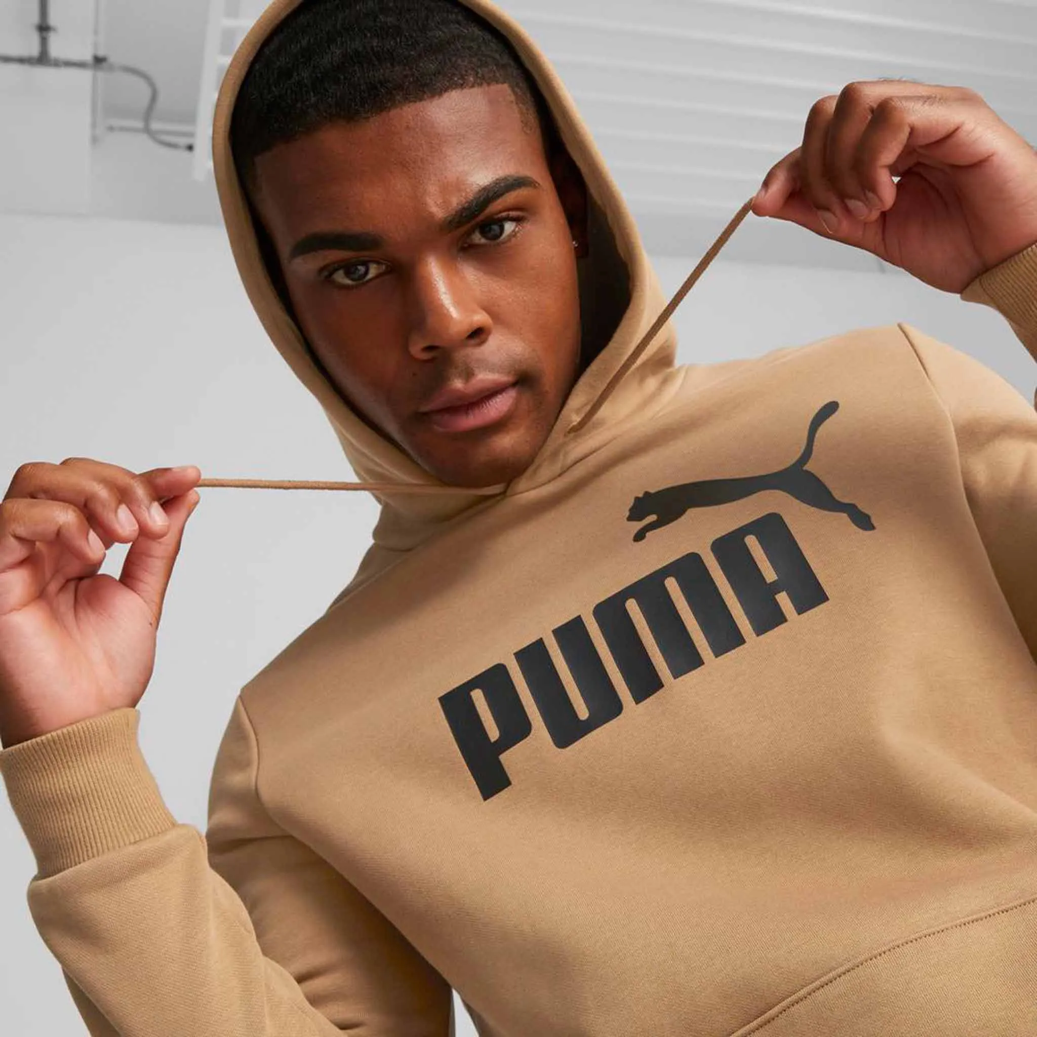 Puma Essential Big Logo Hoodie FL sweatshirt à capuchon molletonné pour homme