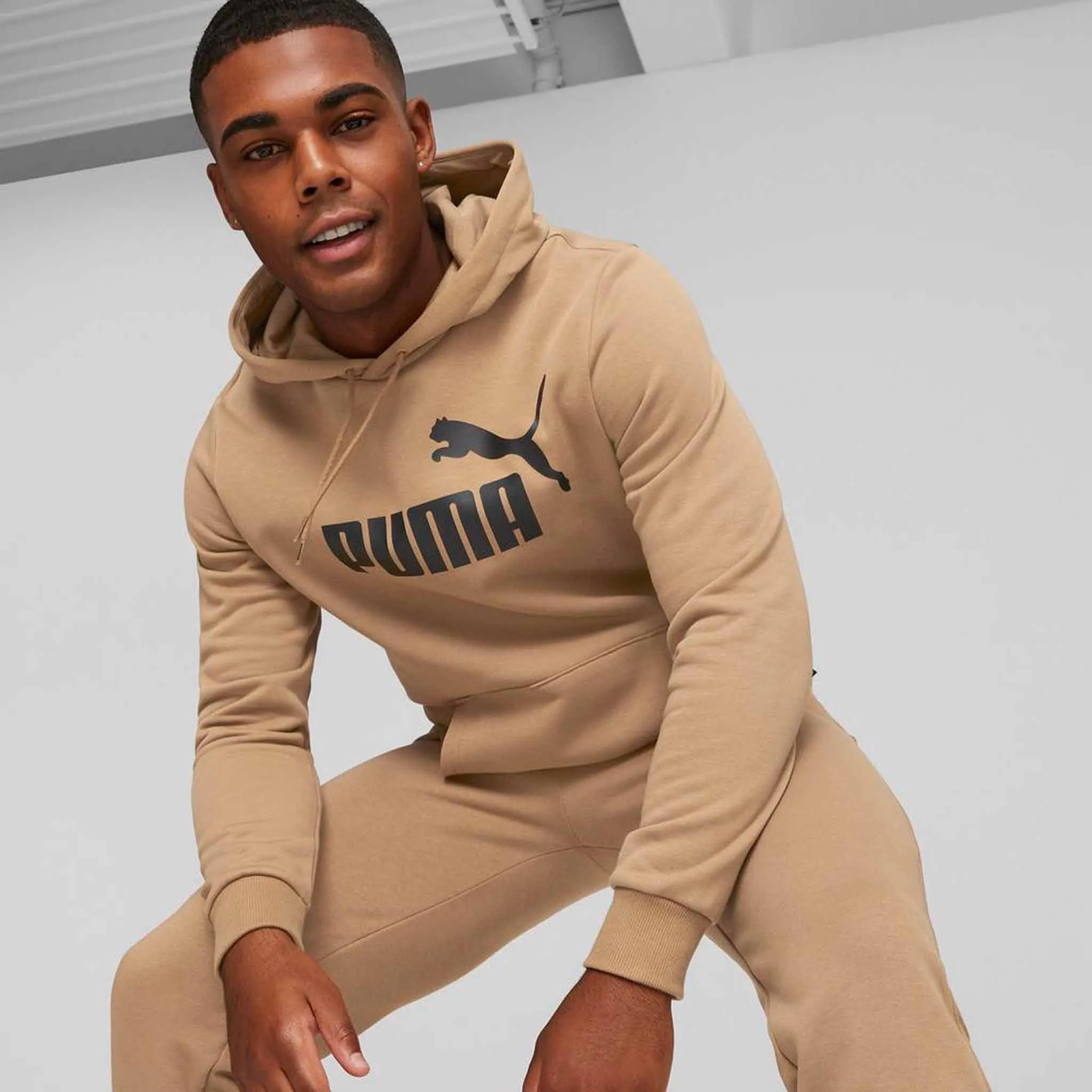 Puma Essential Big Logo Hoodie FL sweatshirt à capuchon molletonné pour homme