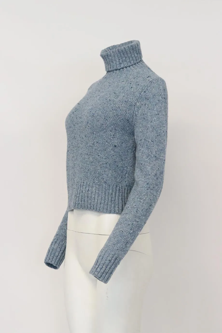 RE/DONE WOOL BLEND TURTLENECK SWEATER SMALL