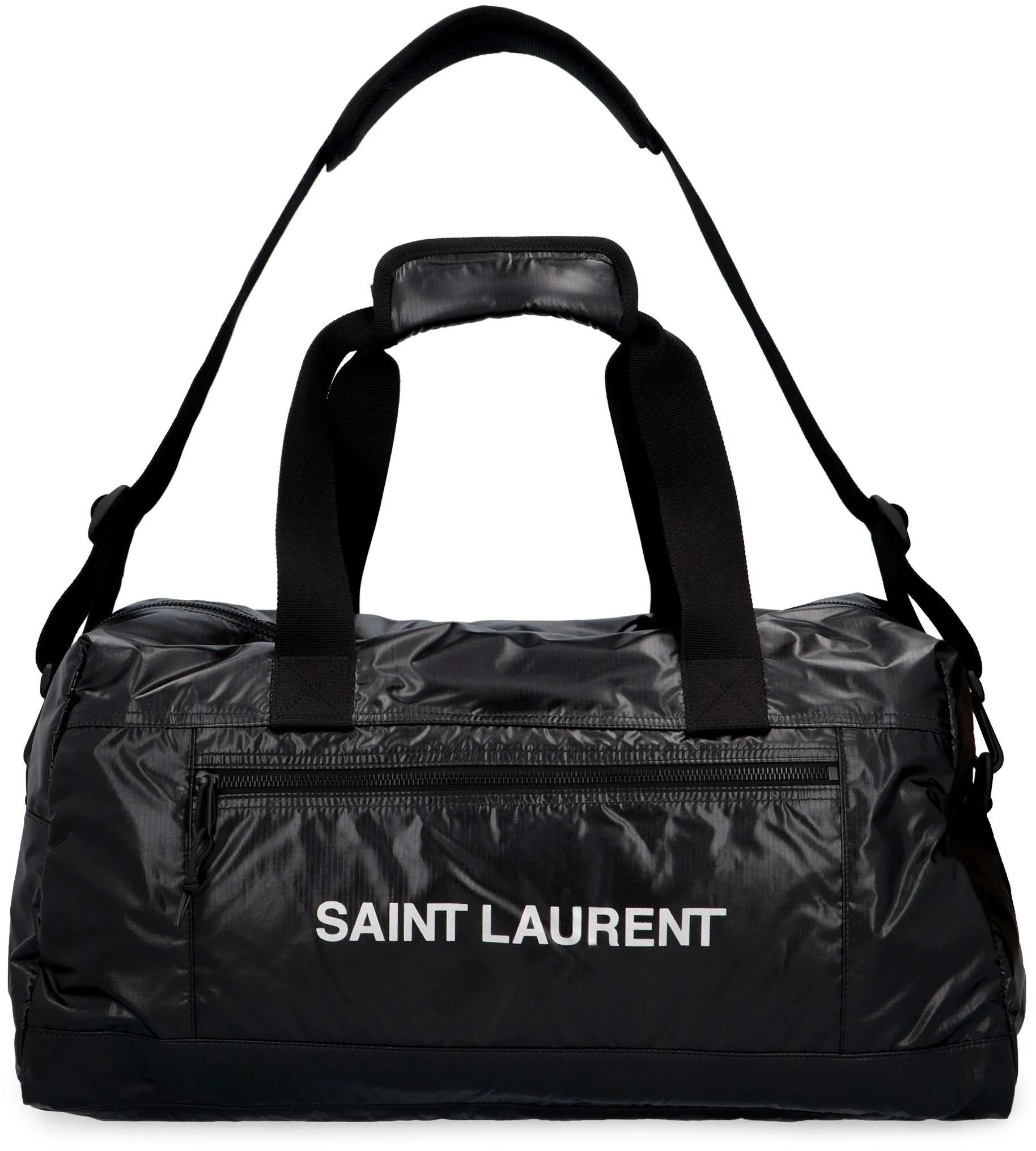 SAINT LAURENT Logo-Print Duffel Handbag for Men