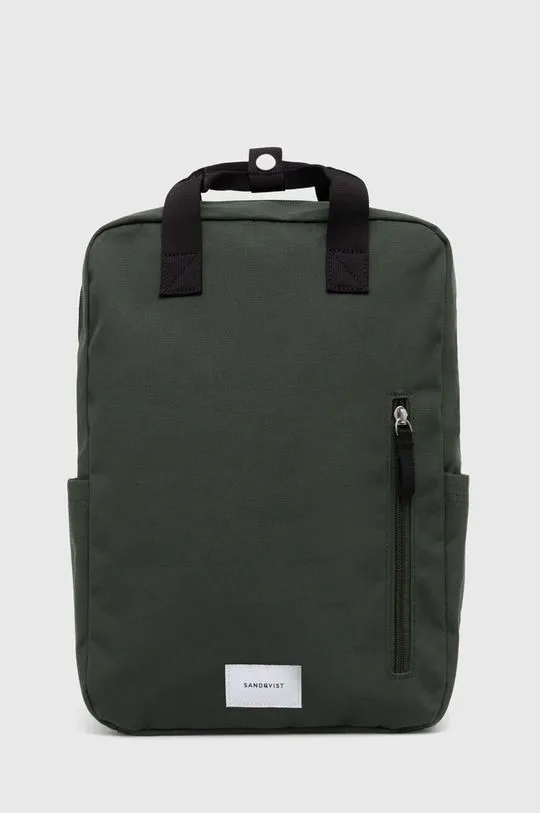 Sandqvist backpack Knut green color SQA2273