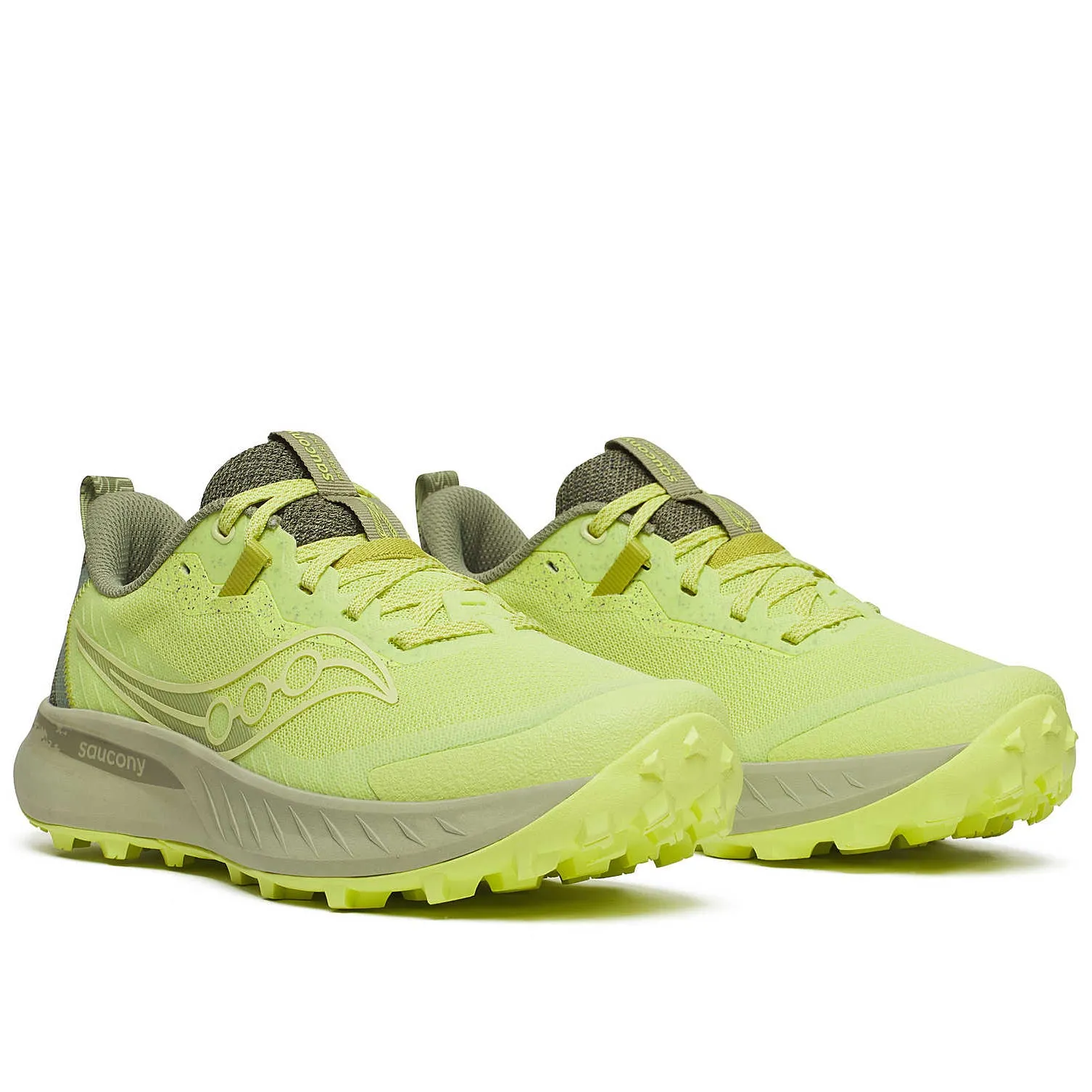 Saucony Women's Peregrine 15 Trail Running Shoes Sunny / Hemlock