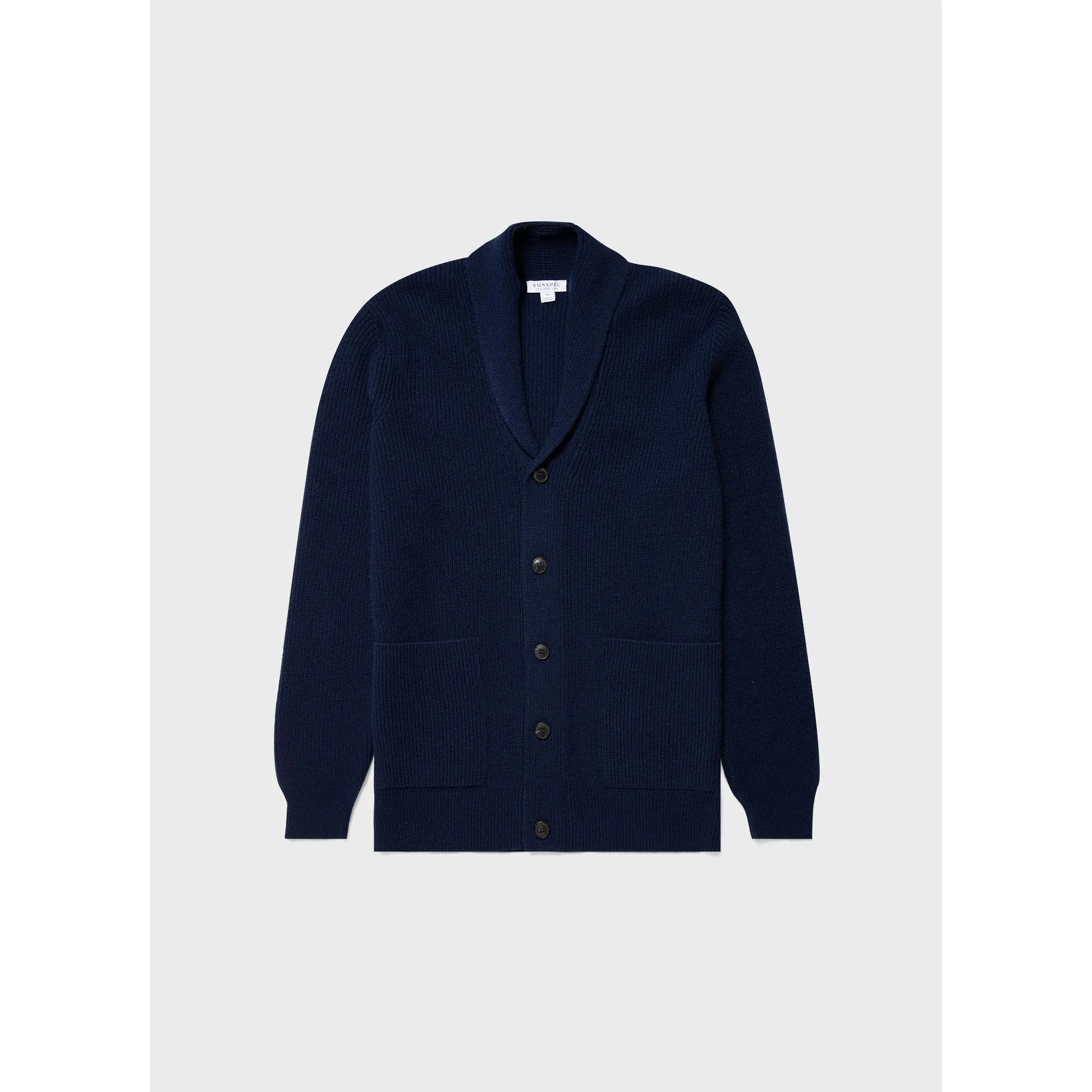 Shawl Cardigan | Men | Dark Navy Melange