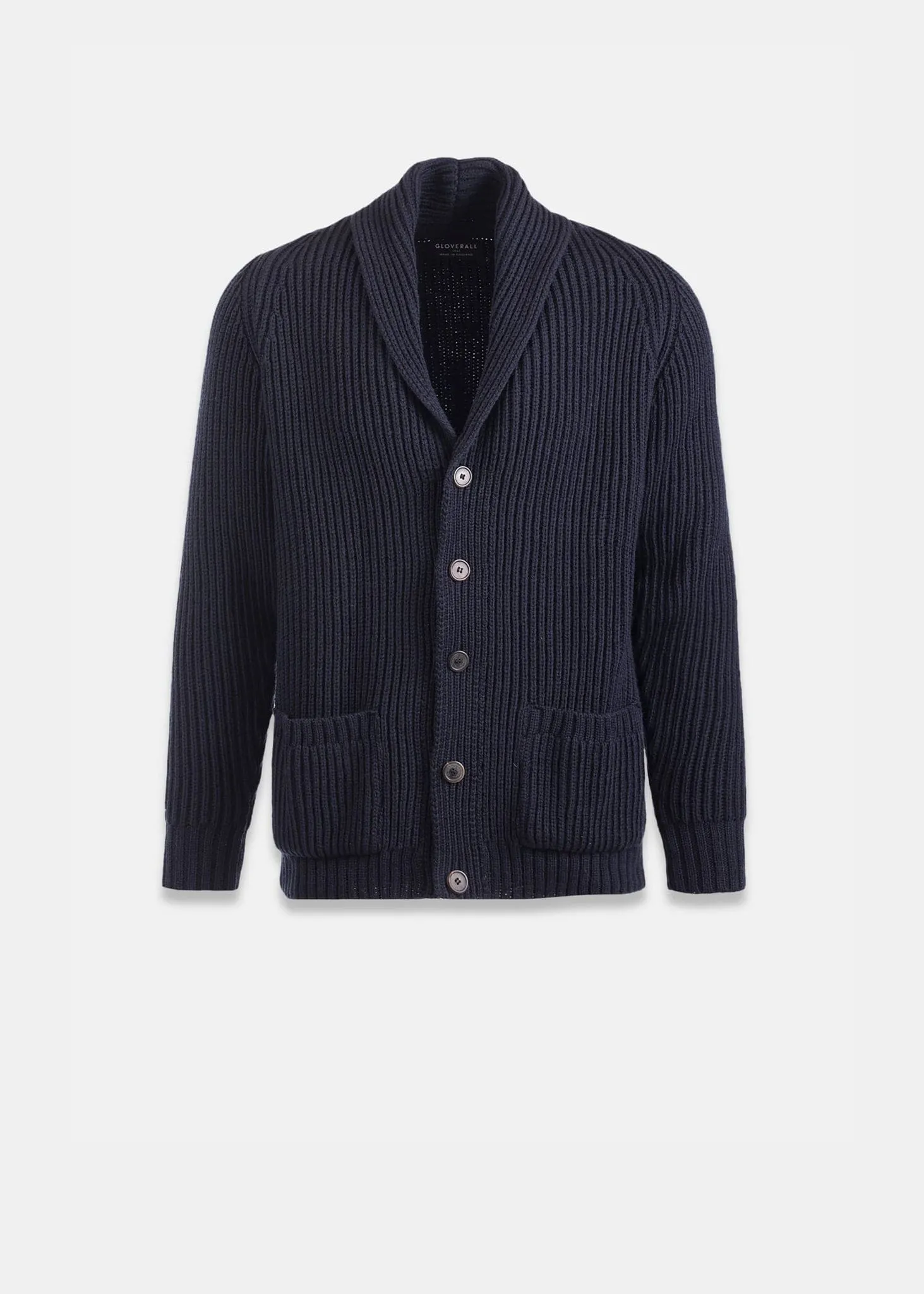 Shawl Collar Cardigan Navy