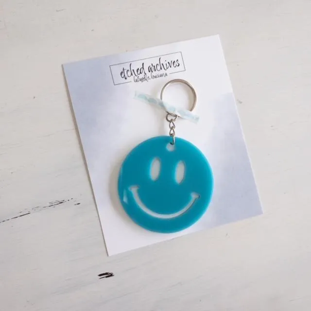 Smiley Face Keychain