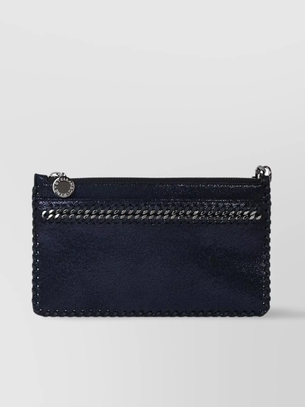 Stella Mccartney   Mini clutch bag with chain strap and embellished detail