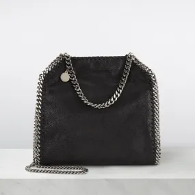 STELLA MCCARTNEY The Sustainable Edit Falabella Mini Tote Bag - Black Gold