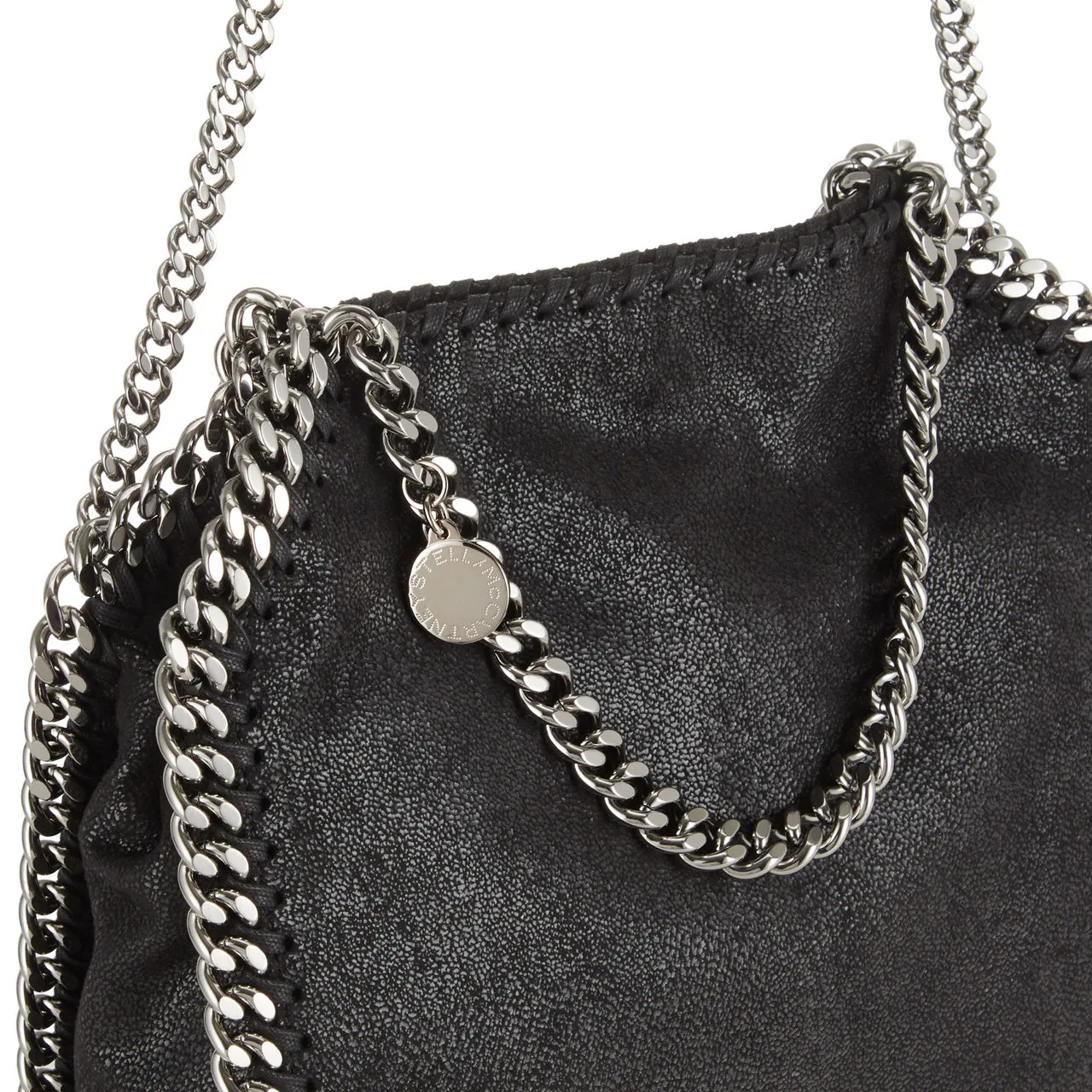 STELLA MCCARTNEY The Sustainable Edit Falabella Mini Tote Bag - Black Gold