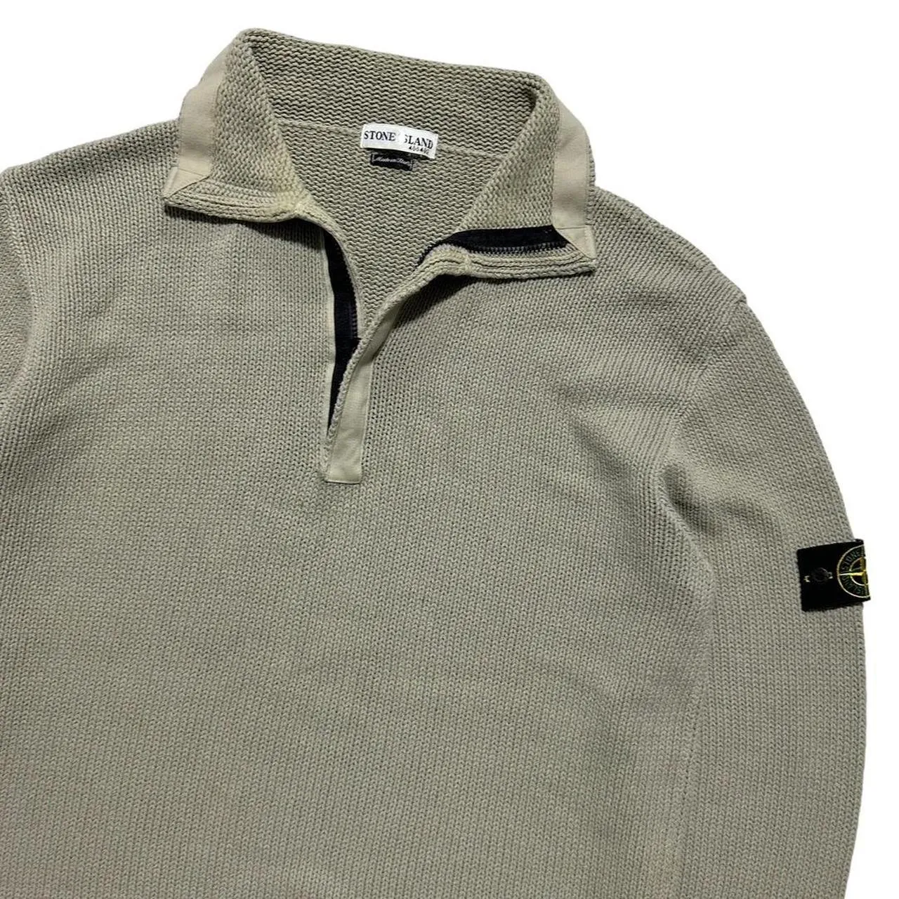 Stone Island Quarter Zip Pullover Knit