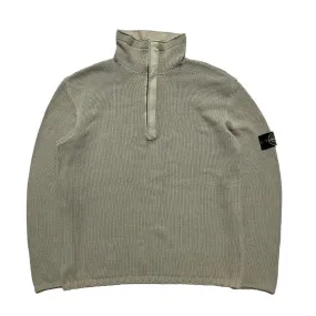 Stone Island Quarter Zip Pullover Knit