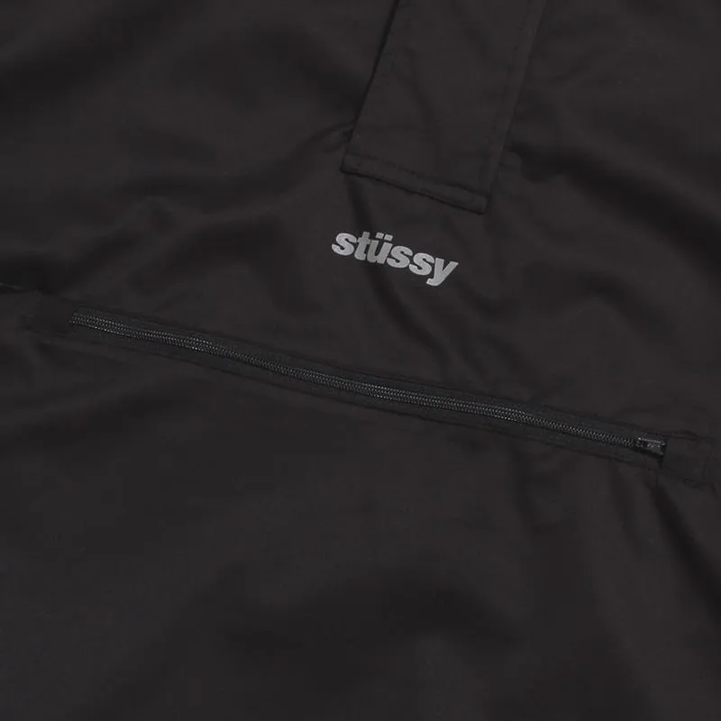 STSSY 3M PIPING PULLOVER // BLACK