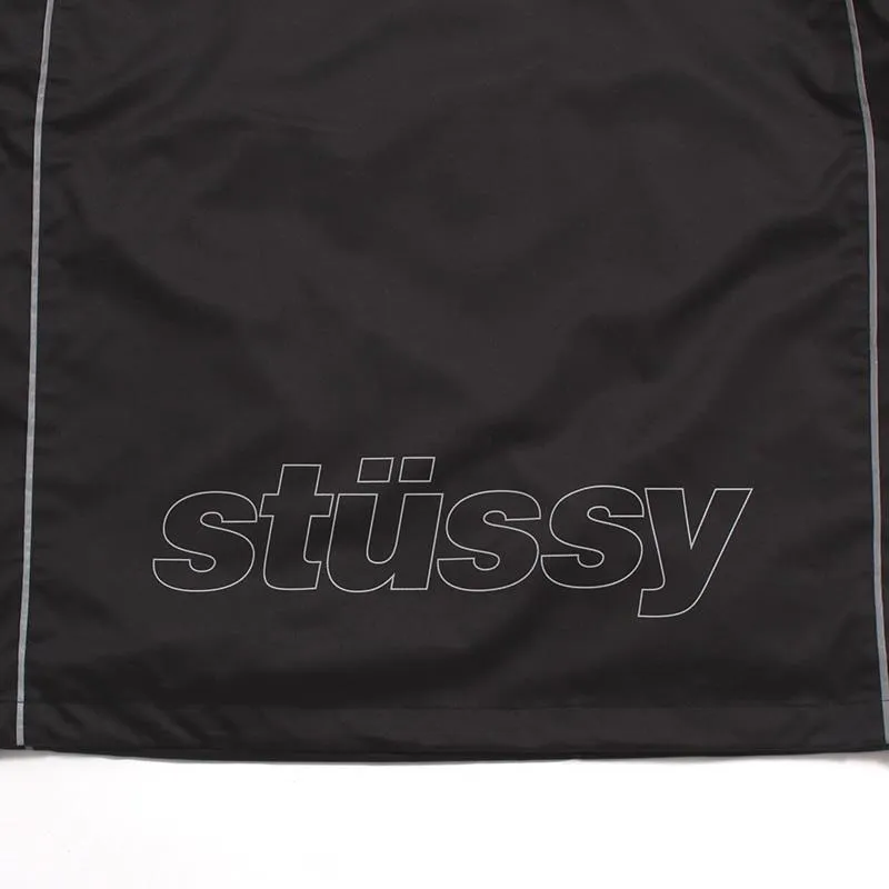 STSSY 3M PIPING PULLOVER // BLACK