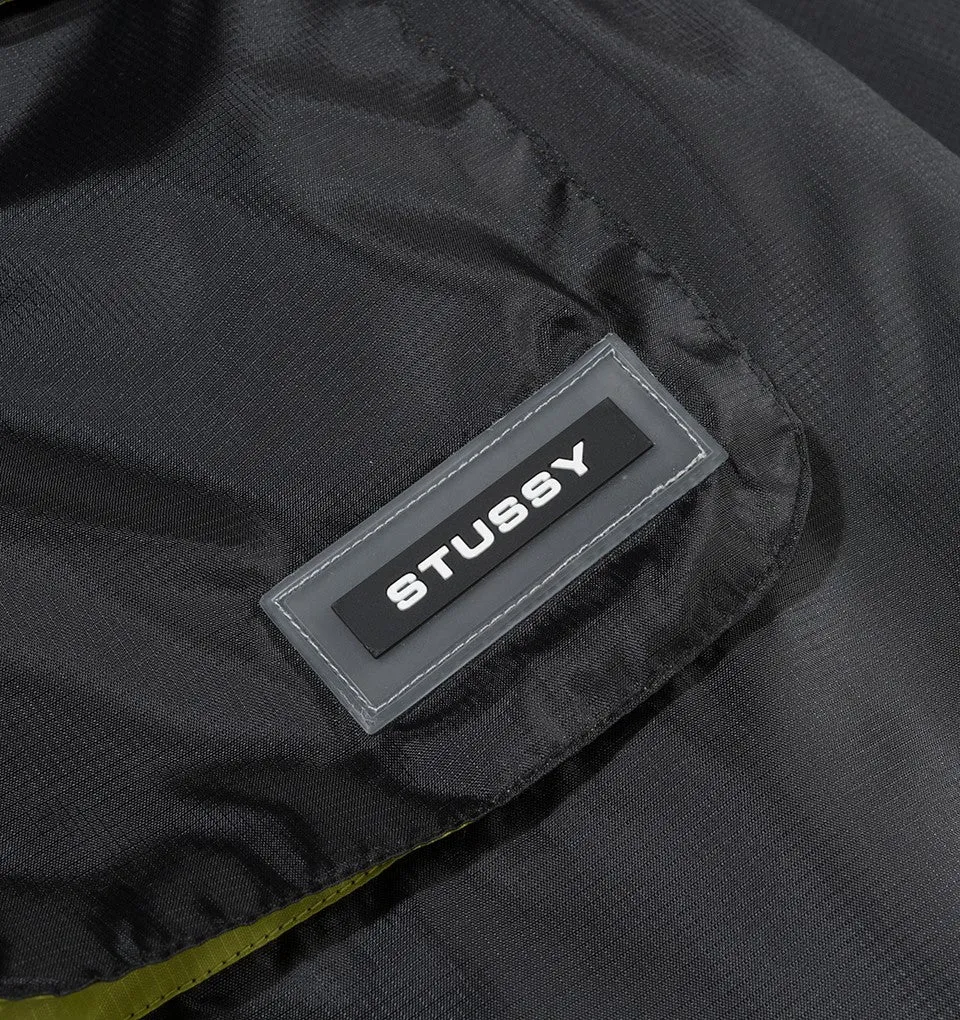 STSSY DRIFT PULLOVER JACKET // BLACK