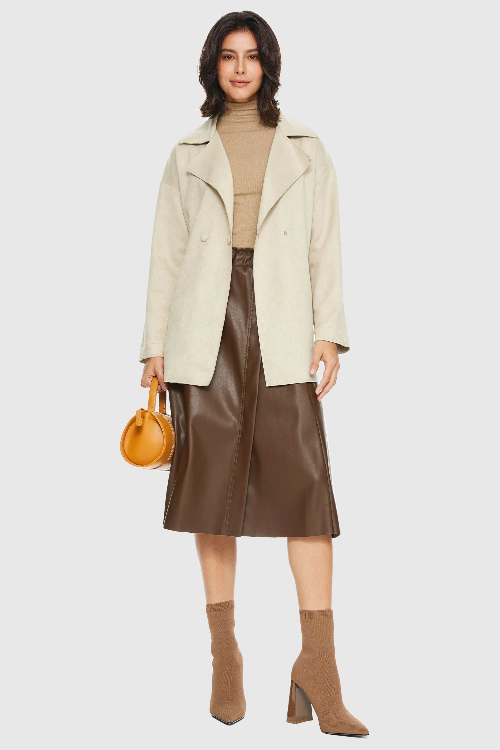 Suede Lightweight Trench