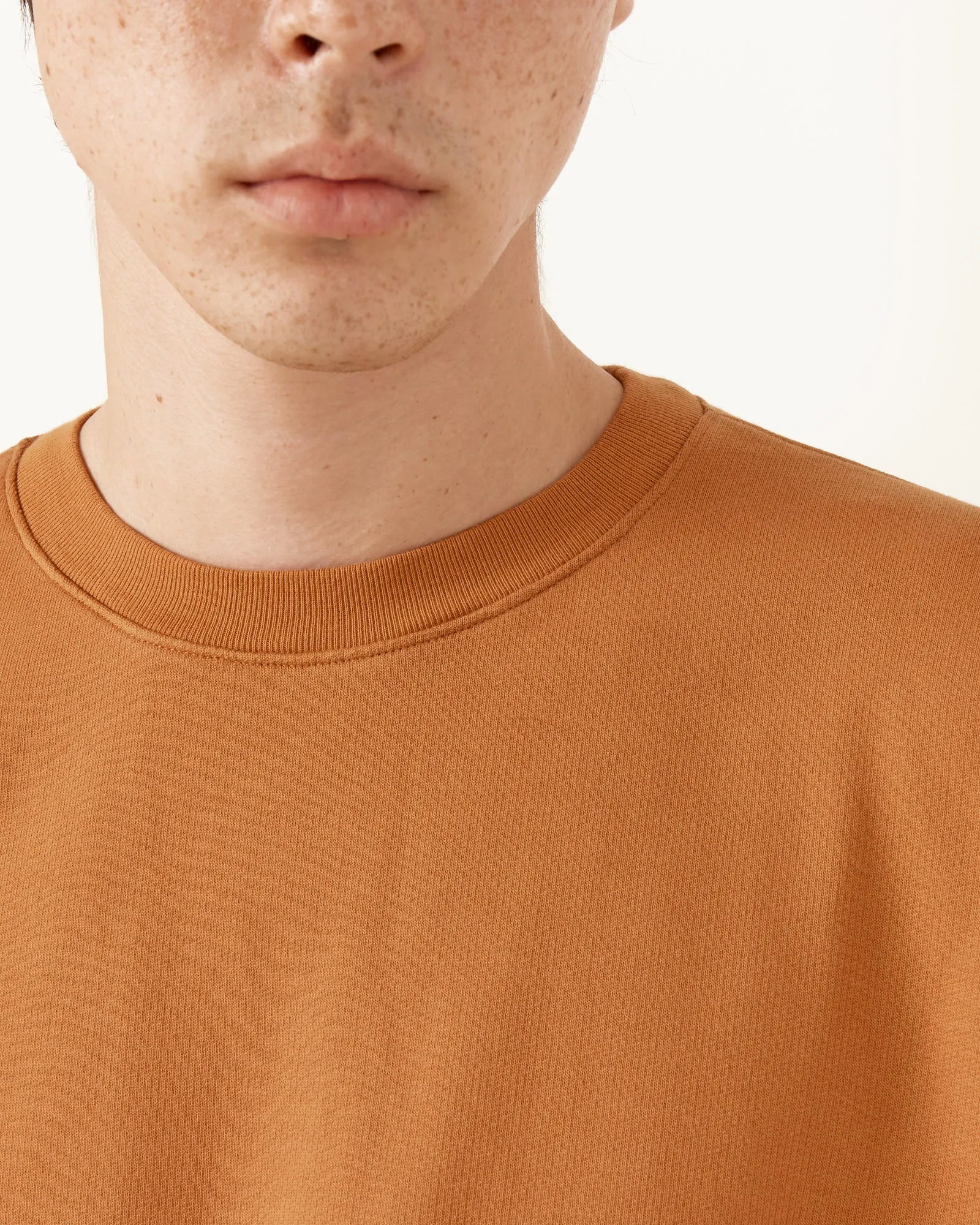 Super Gauze Sweat Pullover in Light Brown