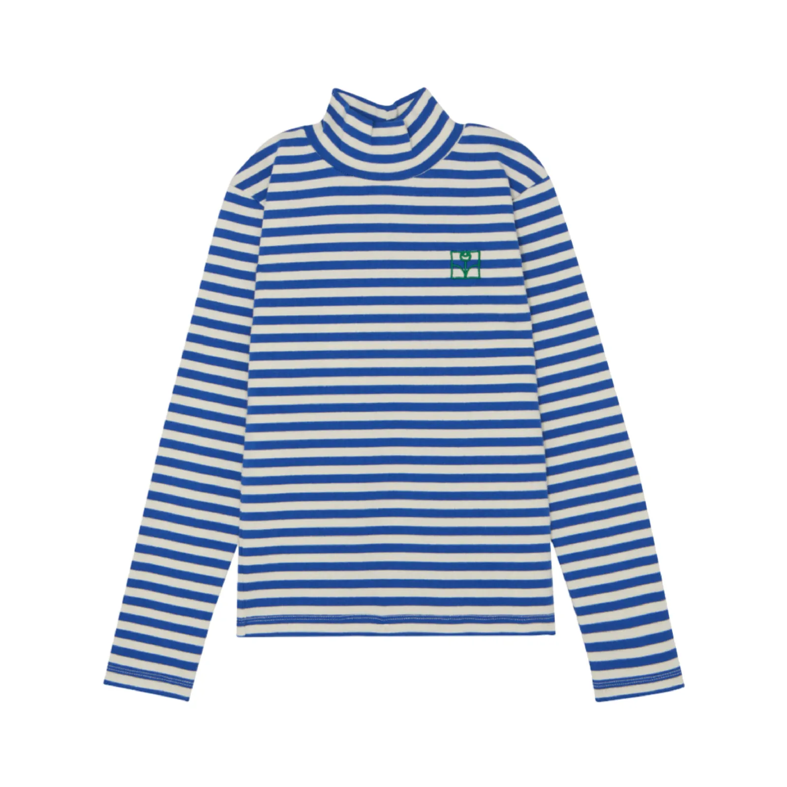 The Campamento Blue Stripes Turtleneck Kids Shirt