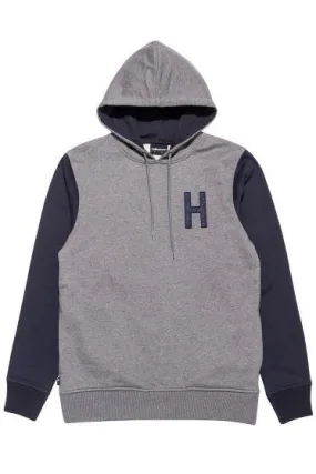 THE HUNDREDS QUENTIN PULLOVER HOODED SWEATSHIRT // ATHLETIC HEATHER