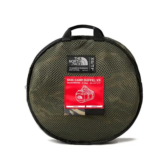 The North Face Base Camp Duffel - XS New Taupe Green Pntd Cm Print / Tnf Black