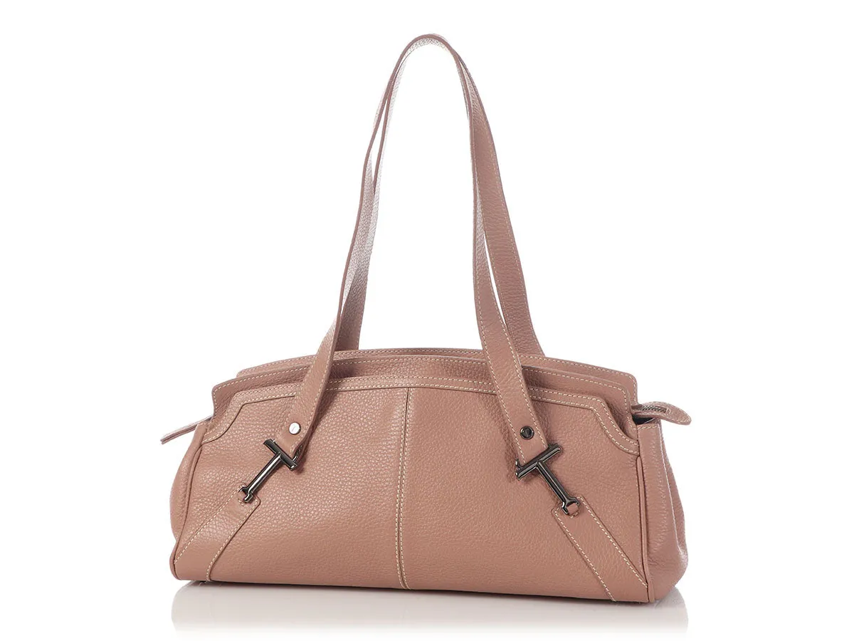 Tod's Blush Leather Satchel