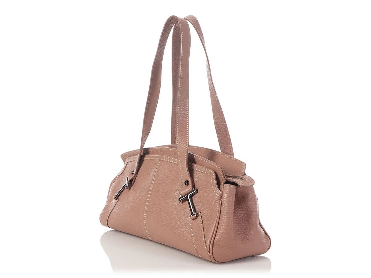 Tod's Blush Leather Satchel