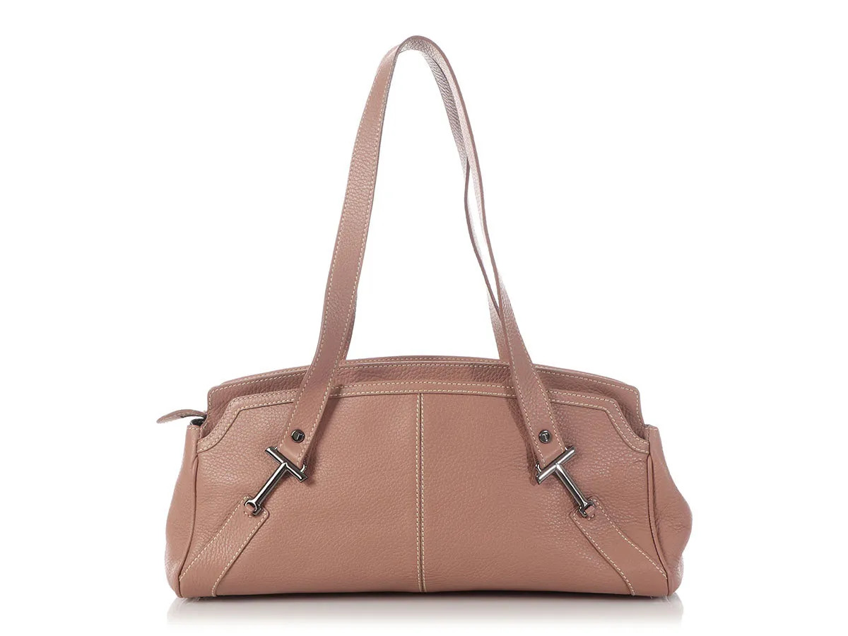 Tod's Blush Leather Satchel