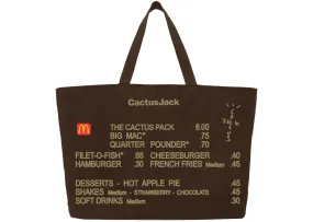 Travis Scott Menu Tote Brown