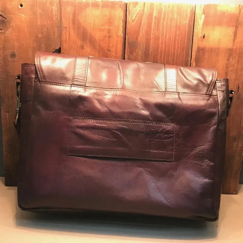 Urban Explorer Back Sleeve Messenger Bag Tan