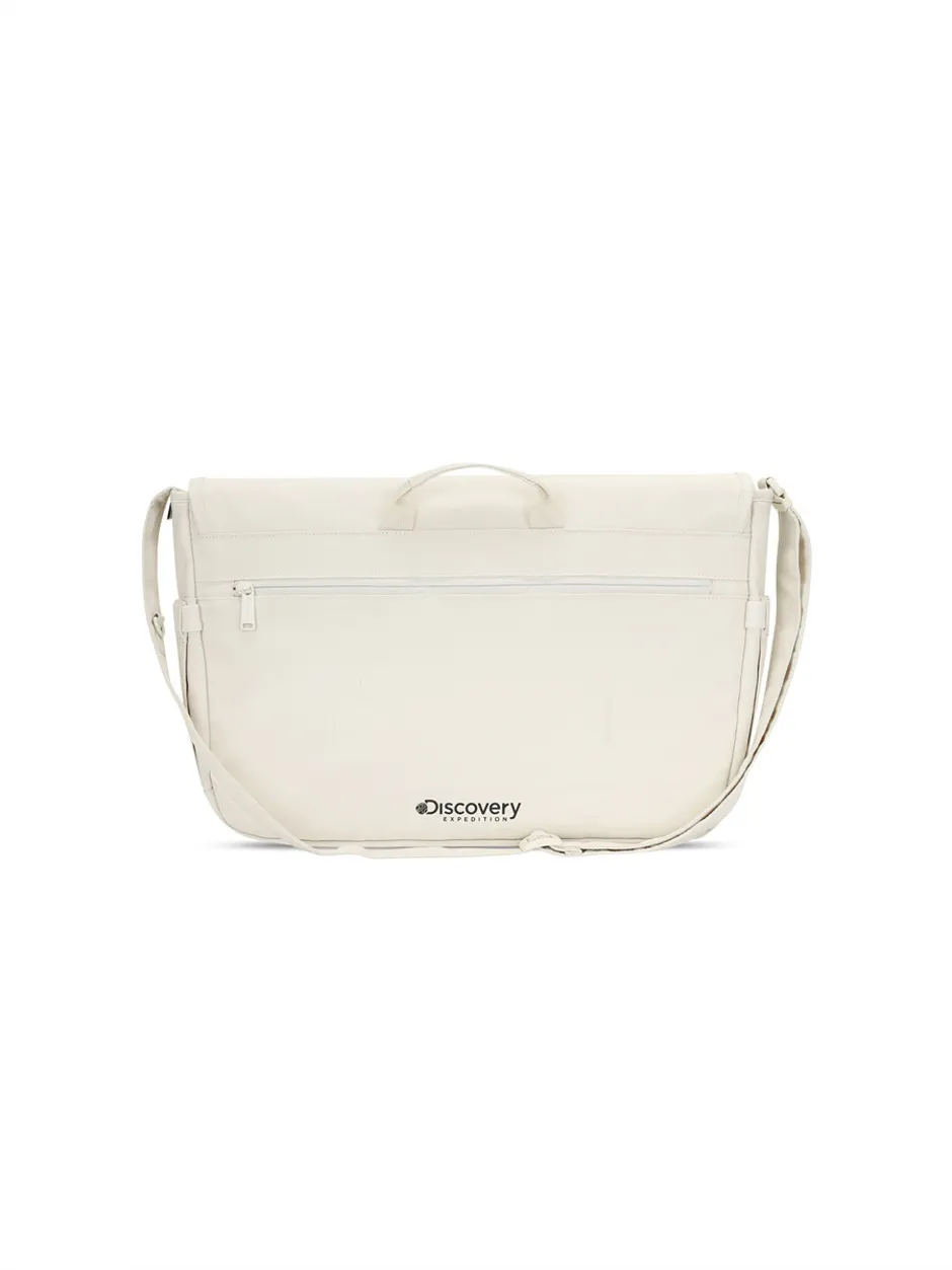 Varsity Messenger Bag Ivory