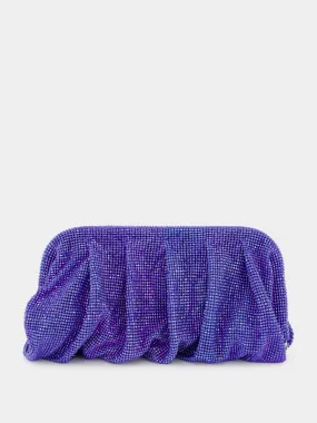 Venus La Grande Blue Crystal Clutch