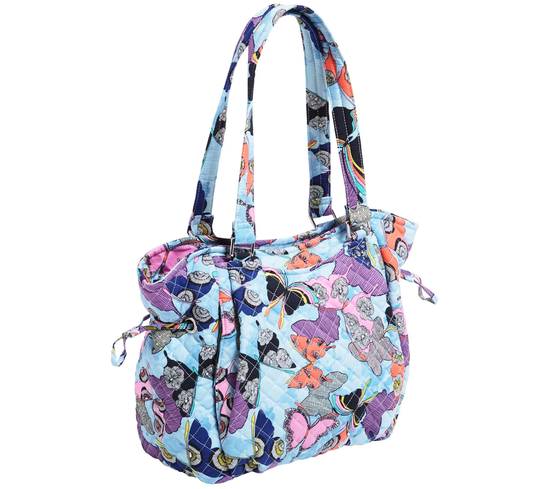 Vera Bradley Printed Cotton Glenna Satchel