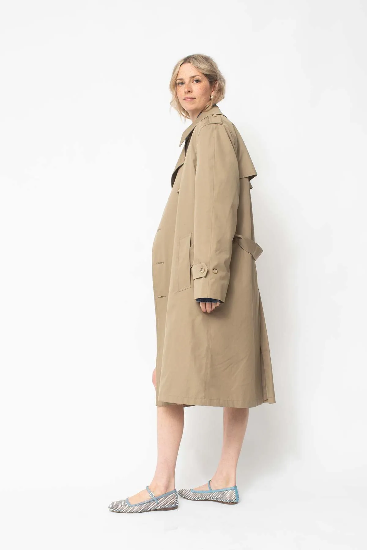 vintage Trench - Tan