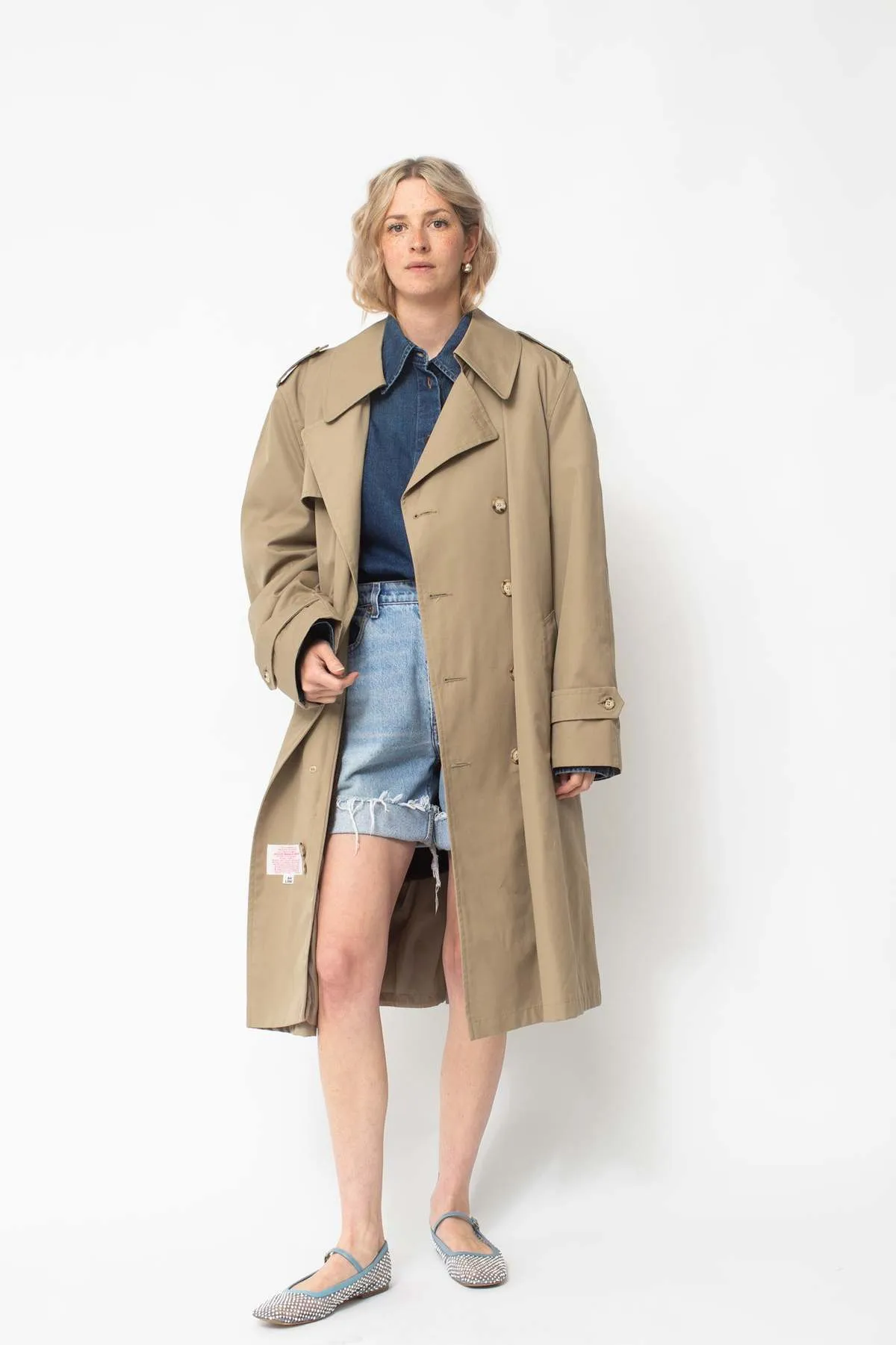 vintage Trench - Tan