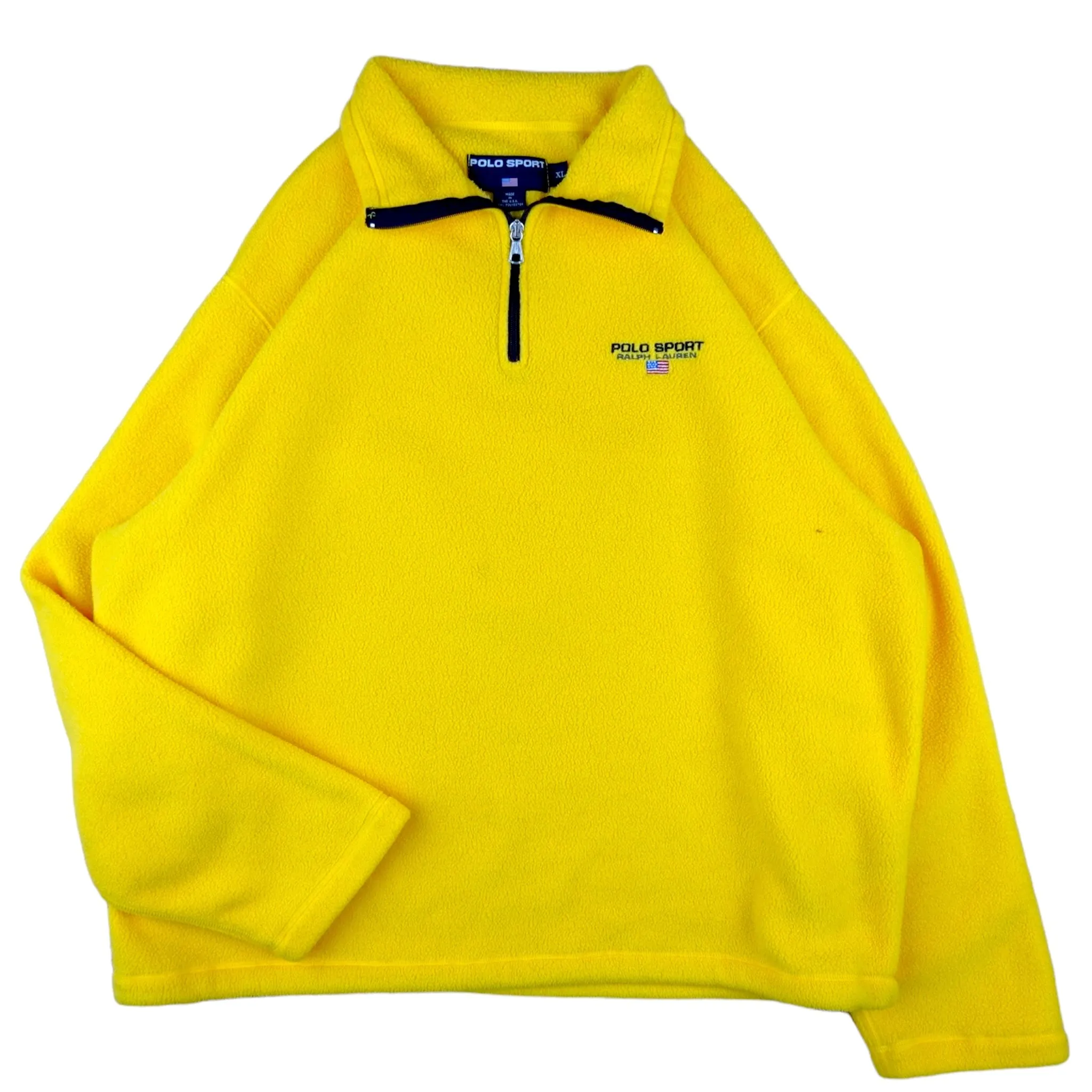 Vintage Yellow Polo Sport Fleece - XL