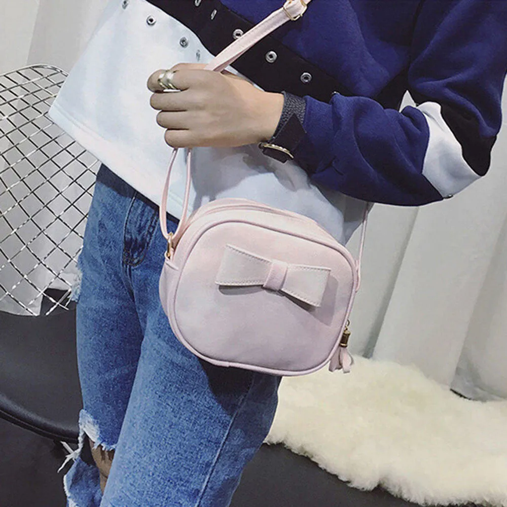 Women Bag Leather Bowknot women messenger bags Hbag crossbody Shoulder Bag Coin clutch Women's hbags Lady's bolso