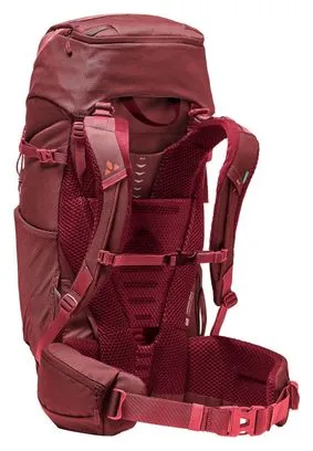 Women's Vaude Asymmetric 38+8 Hiking Bag Red Woman