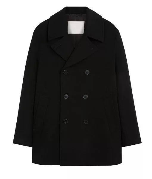 Yellowstone Ryan (Ian Bohen) Wool-Blend Peacoat | TLC