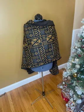 Zarai Tribe Print Poncho